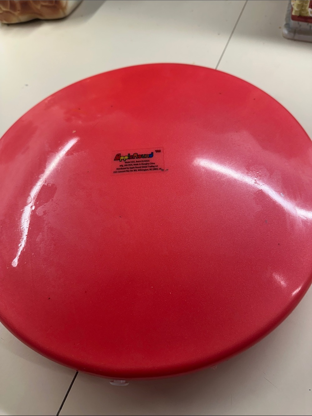 Red Inflatable Balance Disc by AppleRound - Picture 2 of 3